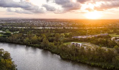 Luxury School district housing by the river and rainforest