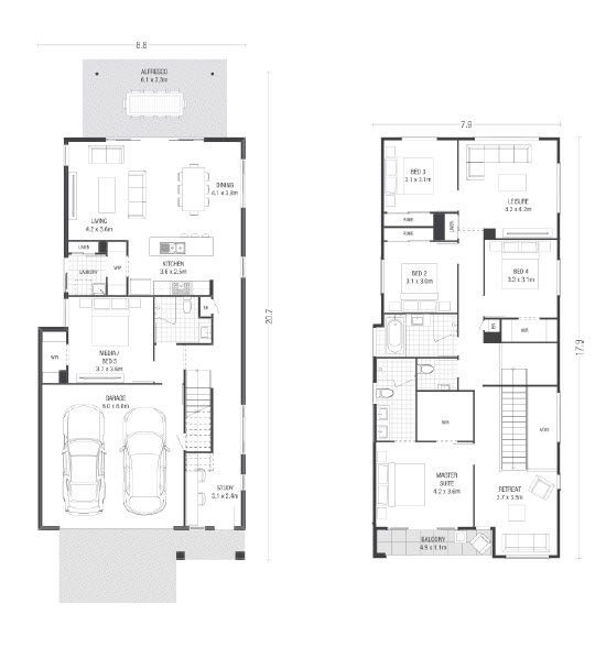5bedroom, 3bath, 2car garage